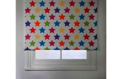 ColourMatch Kids' Star Blackout Roller Blind - 120 x 160cm